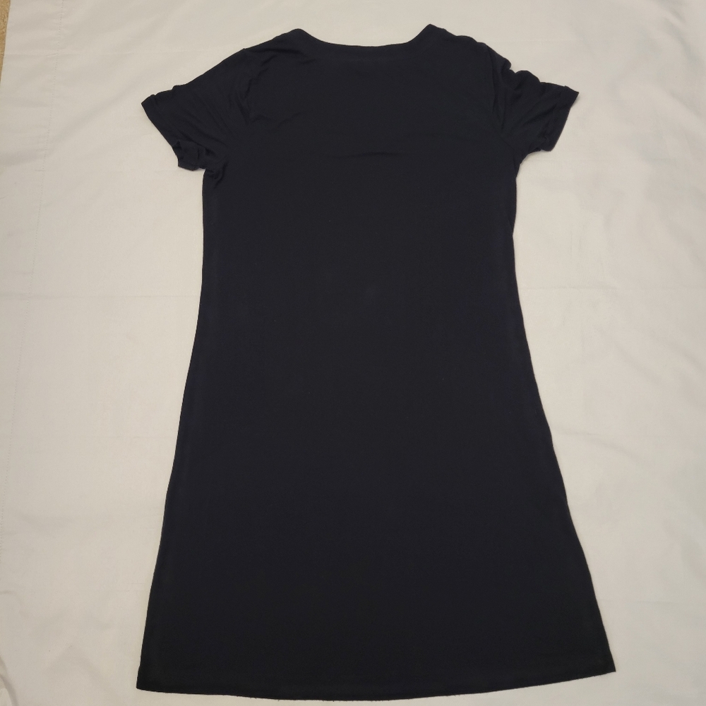 Soma Short Sleeve Sleep Shirt "Pass The Bubbly" Black Size XS - Picture 3 of 6